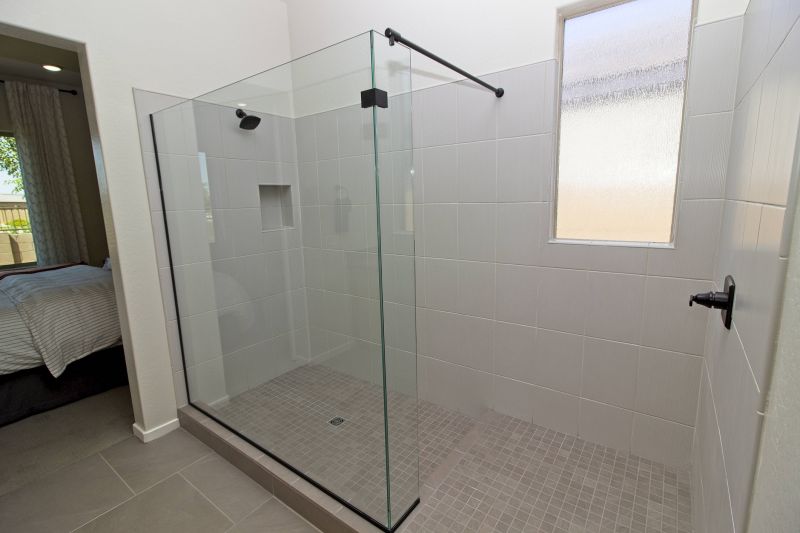 Elegant Shower with Custom Tiles