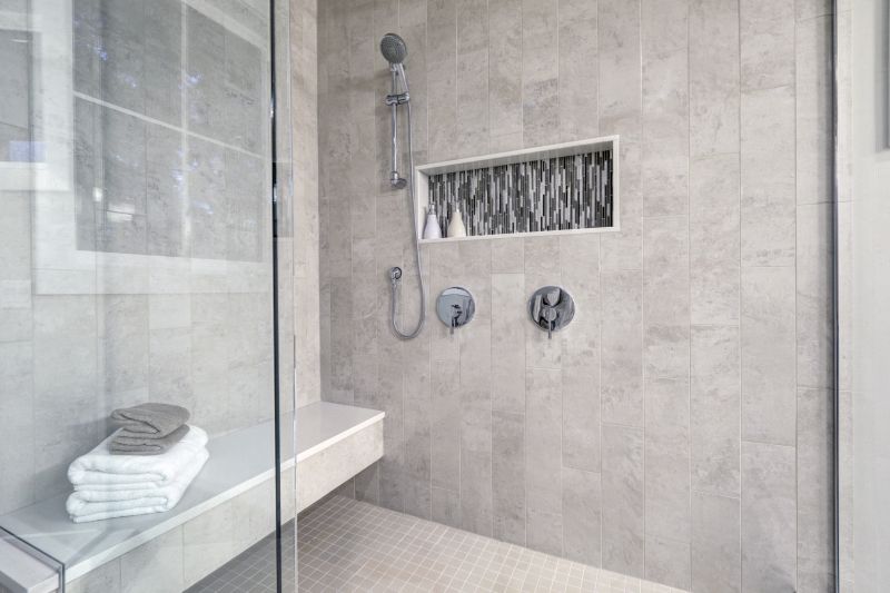 Minimalist Walk-In Shower